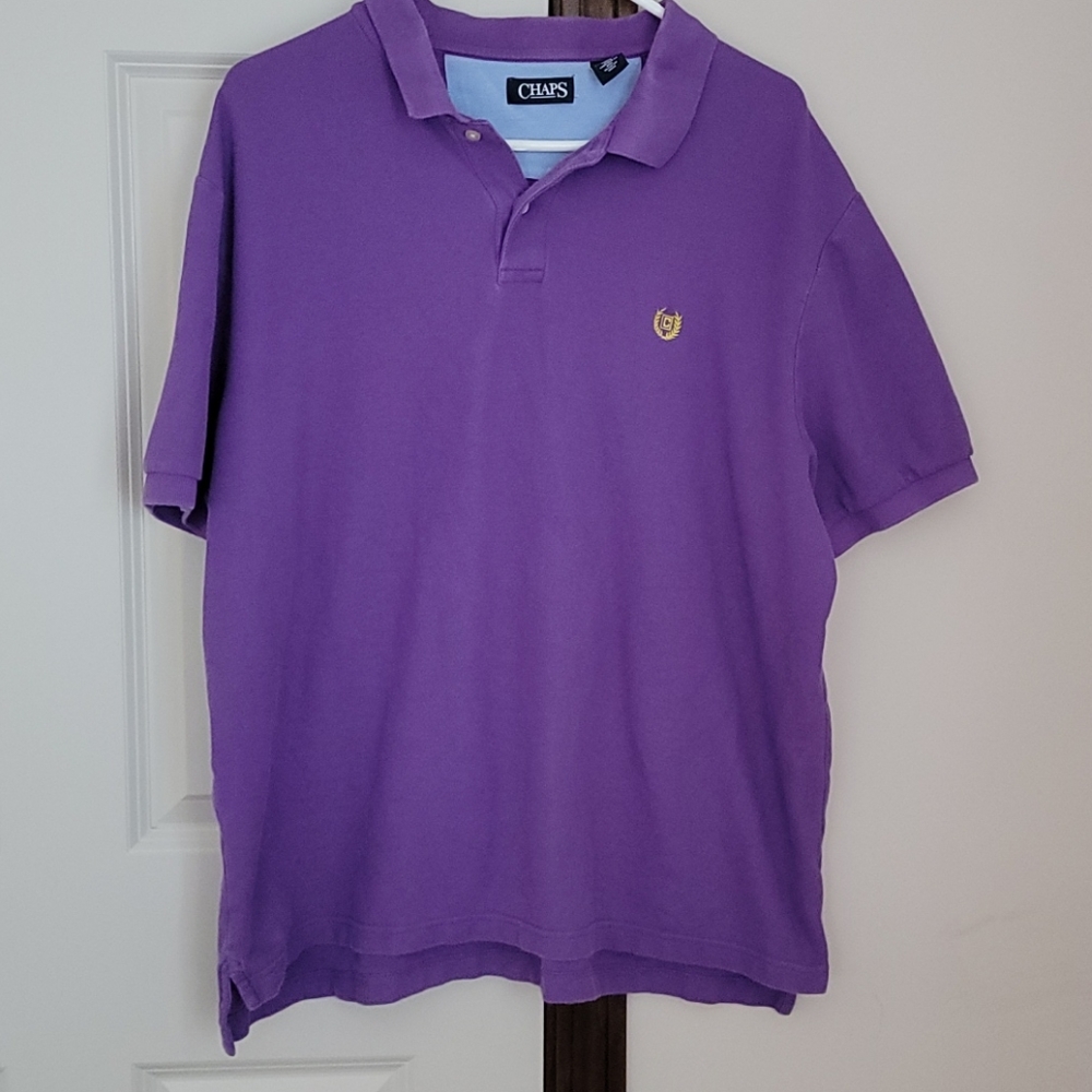 Purple Chaps Brand Polo Shirt